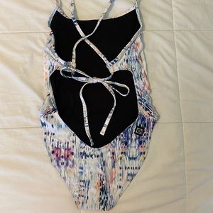 Jolyn Printed Tie Back Onesie